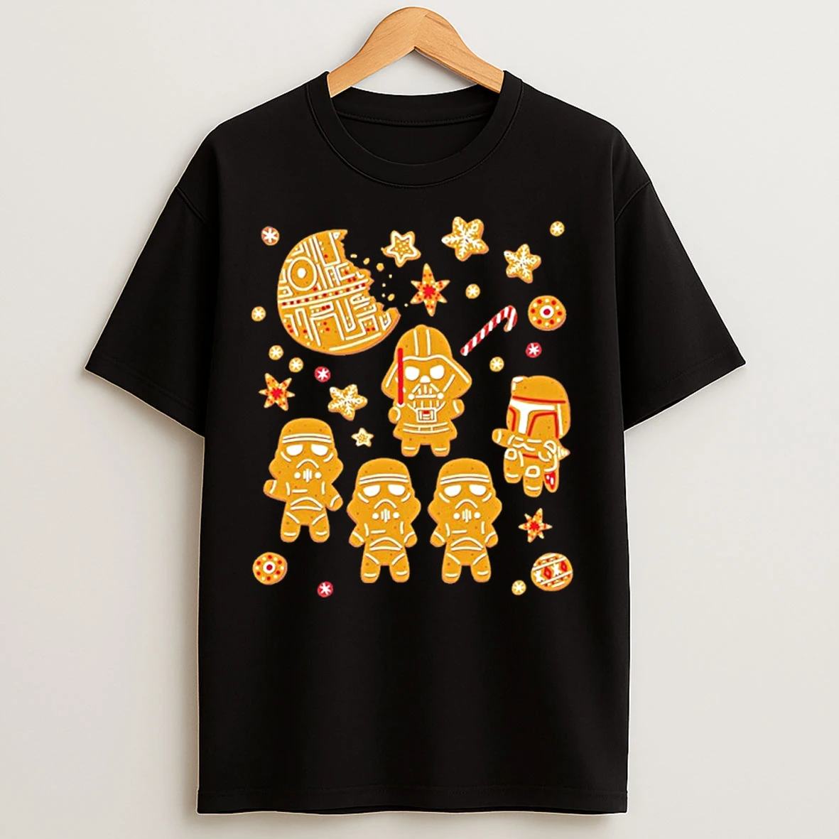 Classic Star War Cake Merry Christmas T Shirts