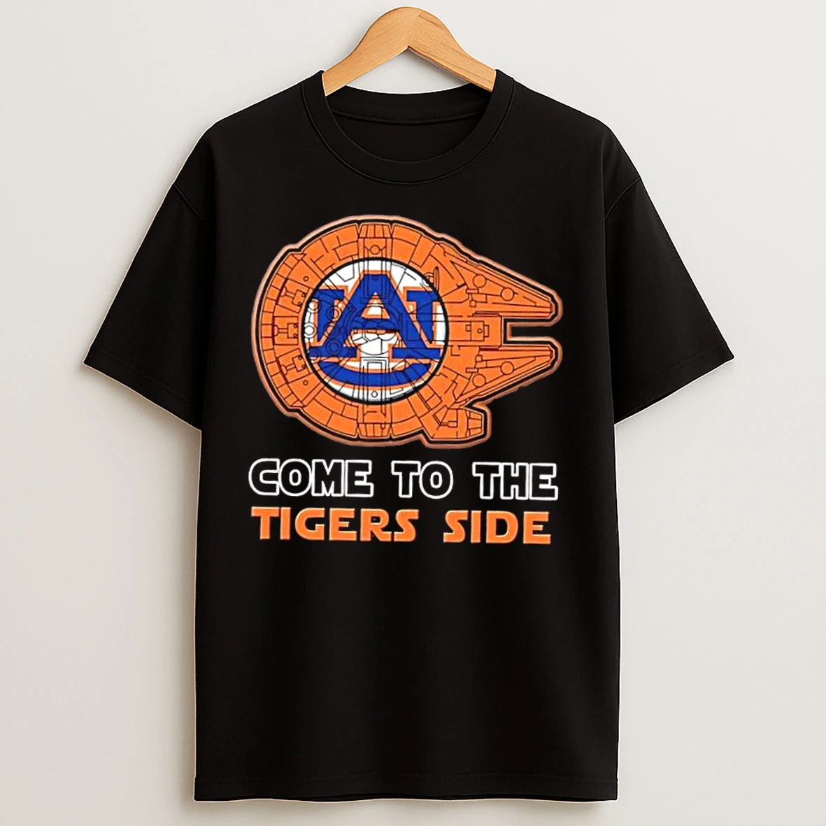 Classic Star Wars Come To The Auburn Tigers Side T Shirts