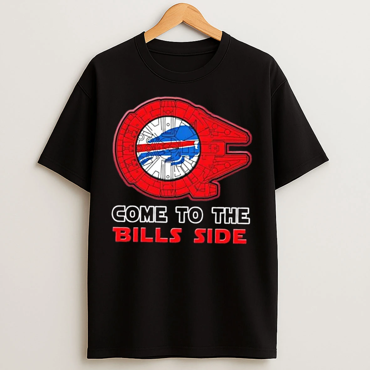Classic Star Wars Come To The Buffalo Bills Side T Shirts