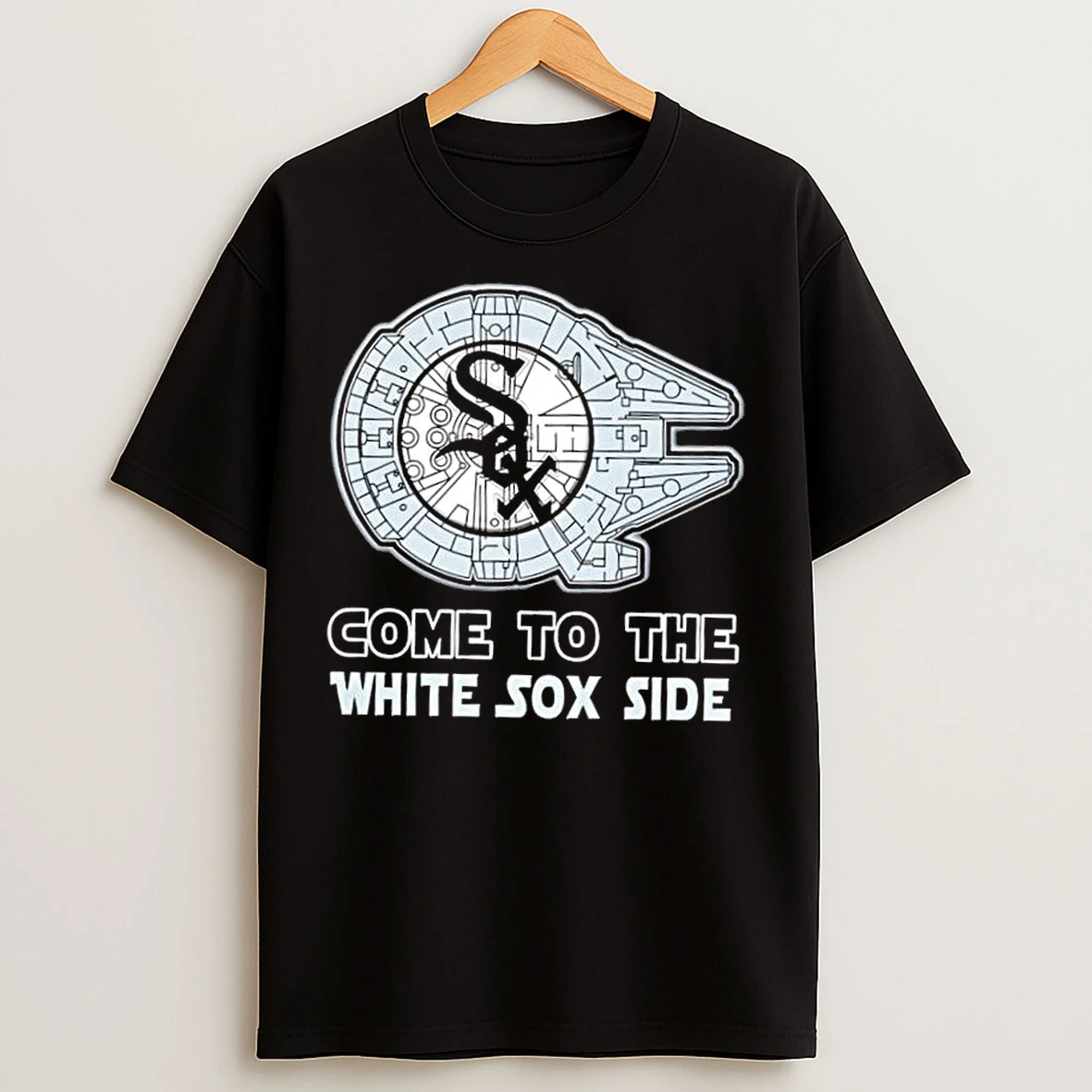 Classic Star Wars Come To The Chicago White Sox Side T Shirts