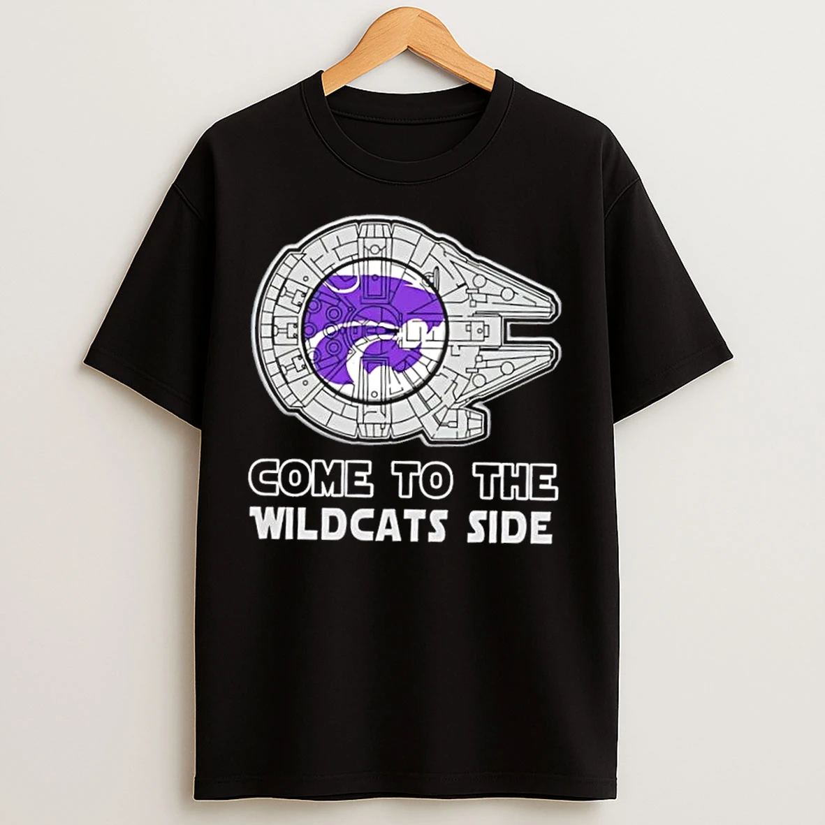Classic Star Wars Come To The Kansas State Wildcats Side T Shirts