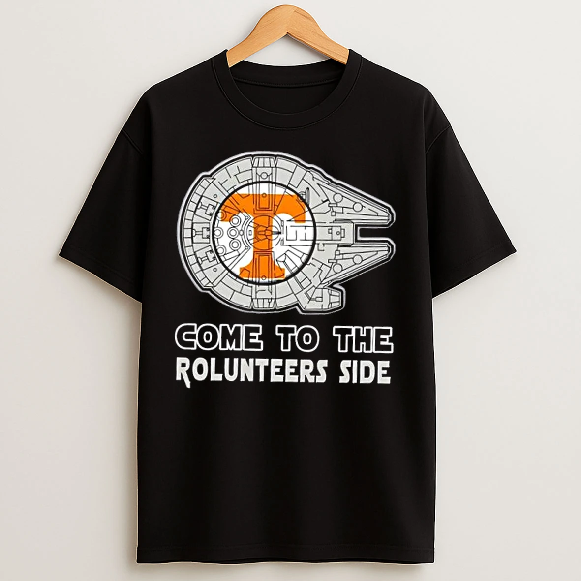 Classic Star Wars Come To The Tennessee Volunteers Side T Shirts