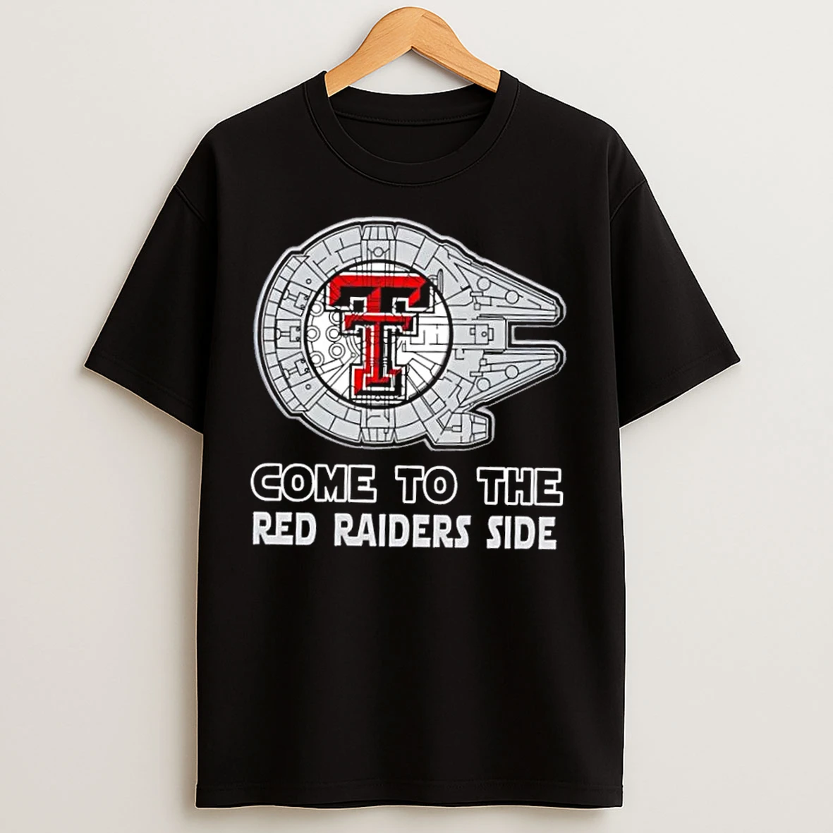 Classic Star Wars Come To The Texas Tech Red Raiders Side T Shirts