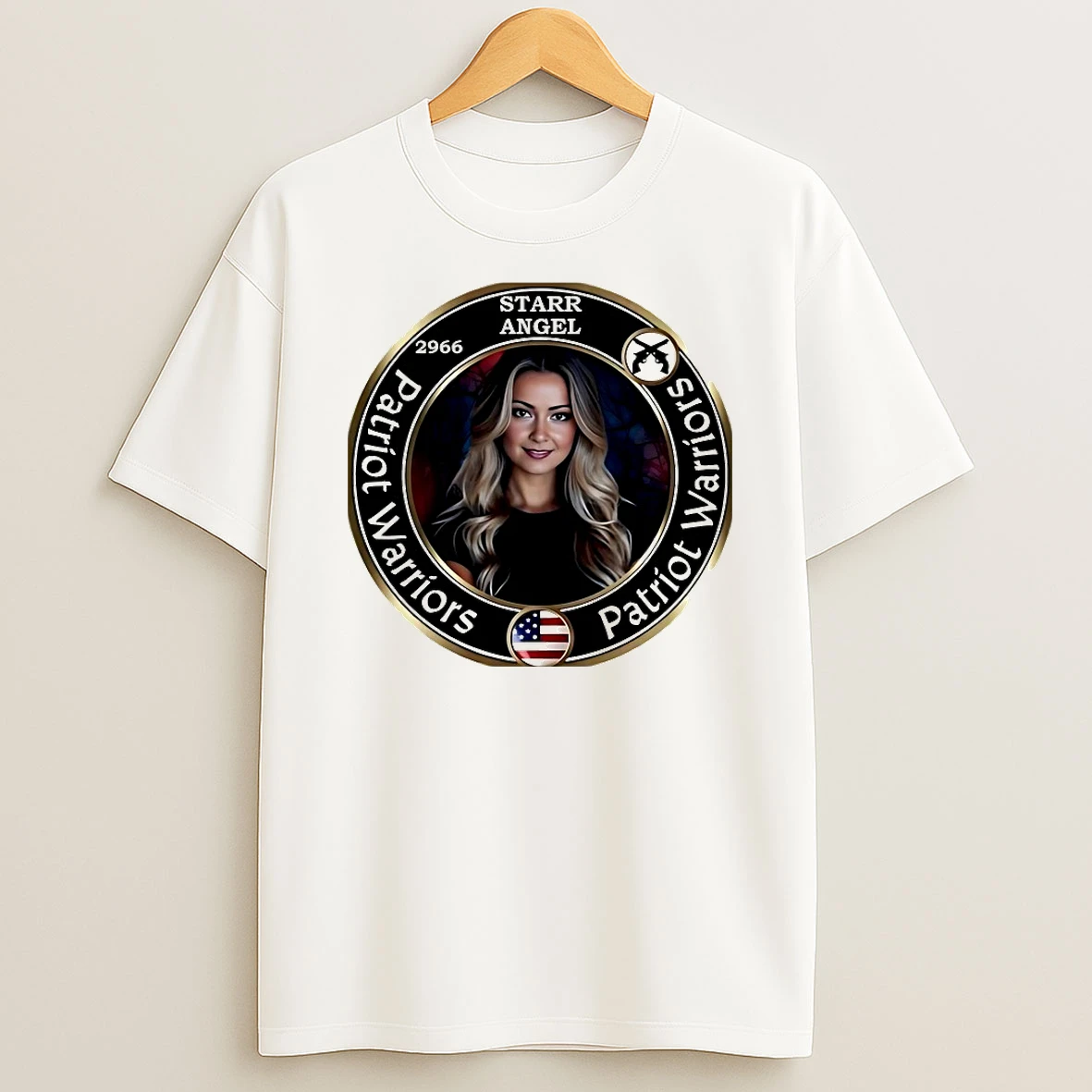Classic Starr Angel Patriot Warriors T Shirts