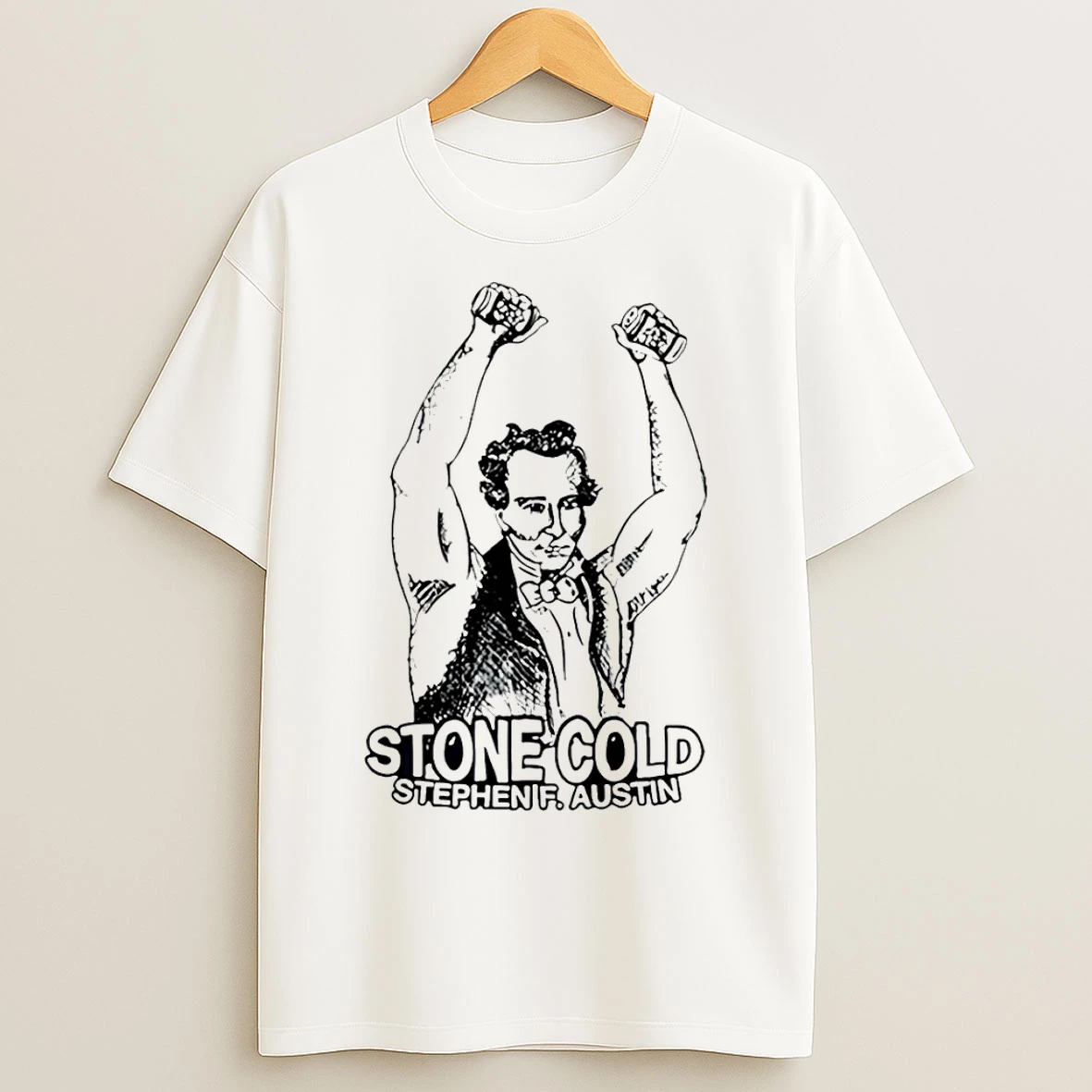 Classic Stephen F Austin Stone Cold Parody Cartoon T Shirts