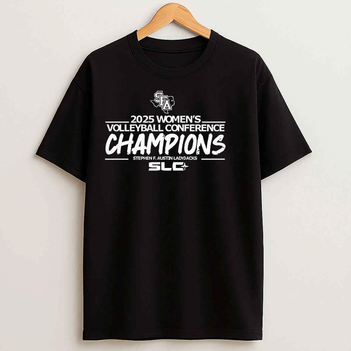 Classic Stephen F Austin Ladyjacks 2025 Womens Volleyball Conference Champions T Shirts