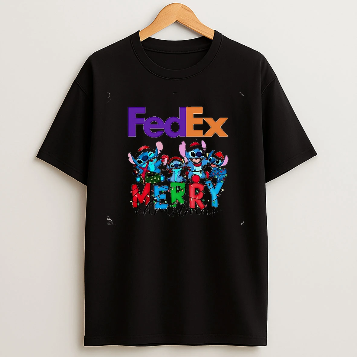 Classic Stitch Fedex Merry Christmas Christmas T Shirts