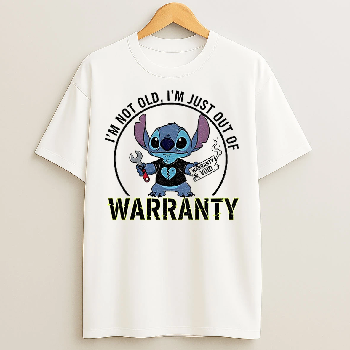 Classic Stitch Im Not Old Im Just Out Of Warranty T Shirts