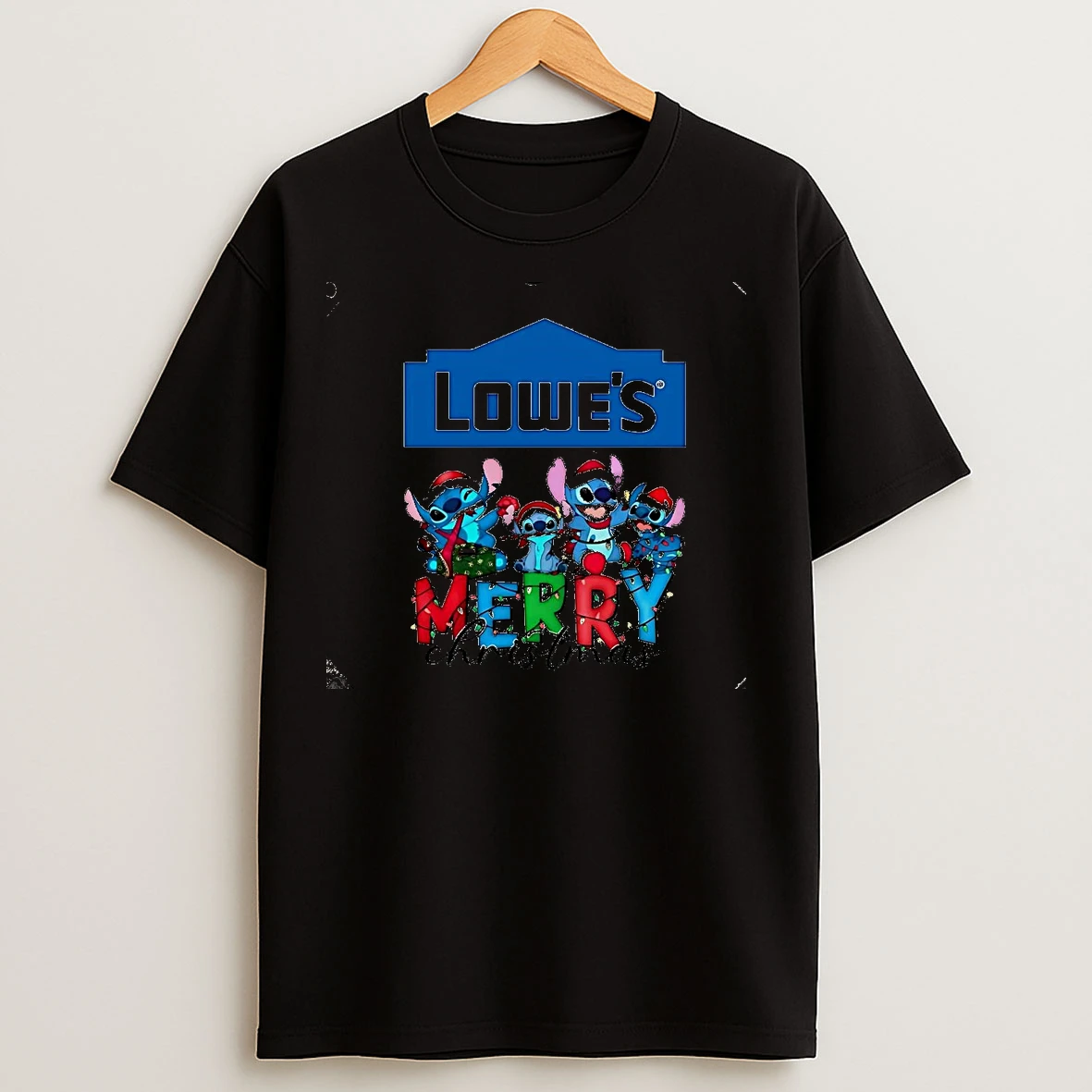 Classic Stitch Lowes Merry Christmas Christmas T Shirts