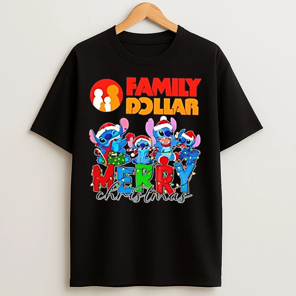 Classic Stitch X Family Dollar Merry Christmas T Shirts