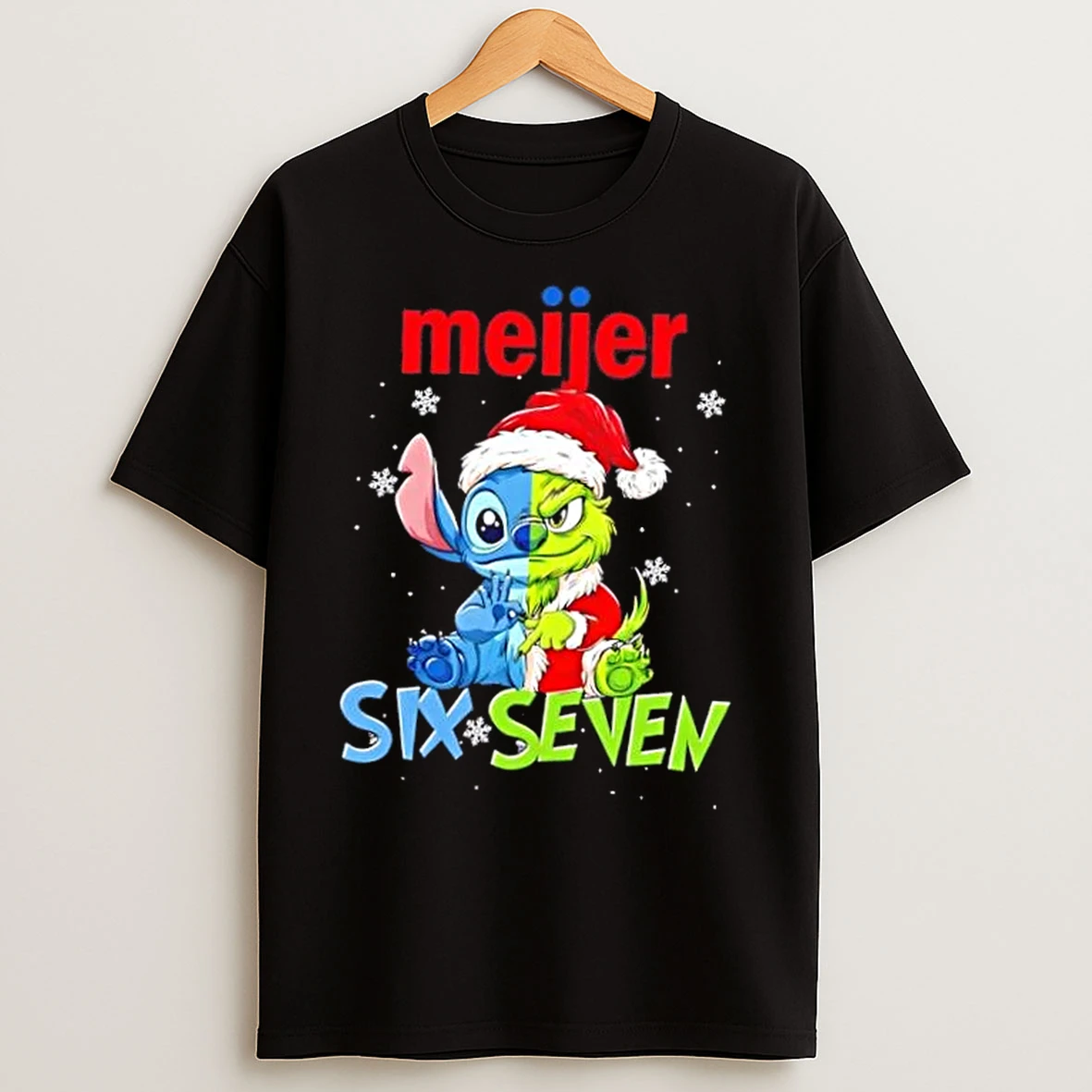 Classic Stitch X Grinch Meijer Six Seven Christmas T Shirts