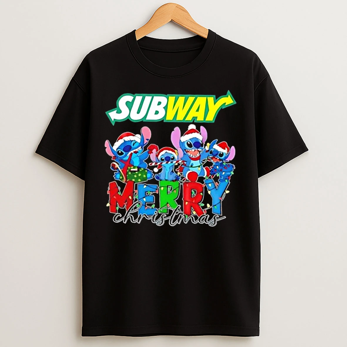 Classic Stitch X Subway Merry Christmas T Shirts