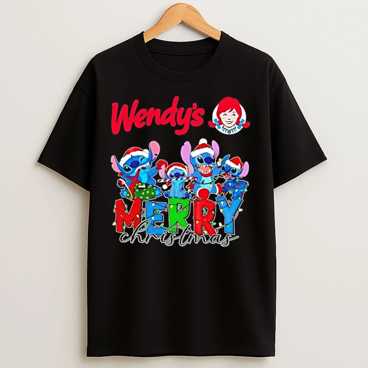 Classic Stitch X Wendys Merry Christmas T Shirts
