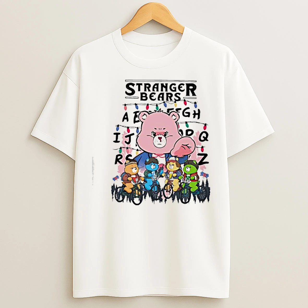 Classic Stranger Bears Care Bears Franchise T Shirts