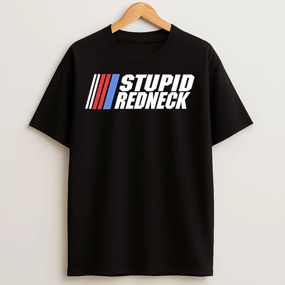 Classic Stupid Redneck Nascar Parody Logo T Shirts