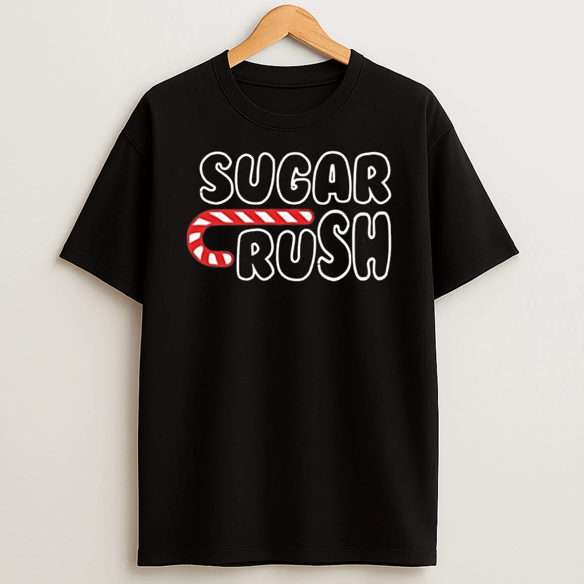 Classic Sugar Rush Candy Cane Christmas T Shirts