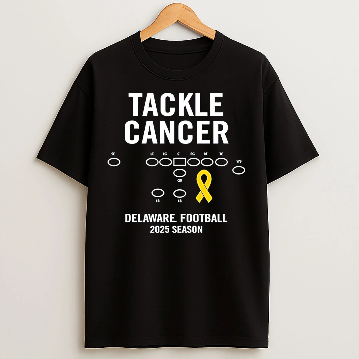Classic Tackle Cancer Delaware Football 2025 Season T Shirts
