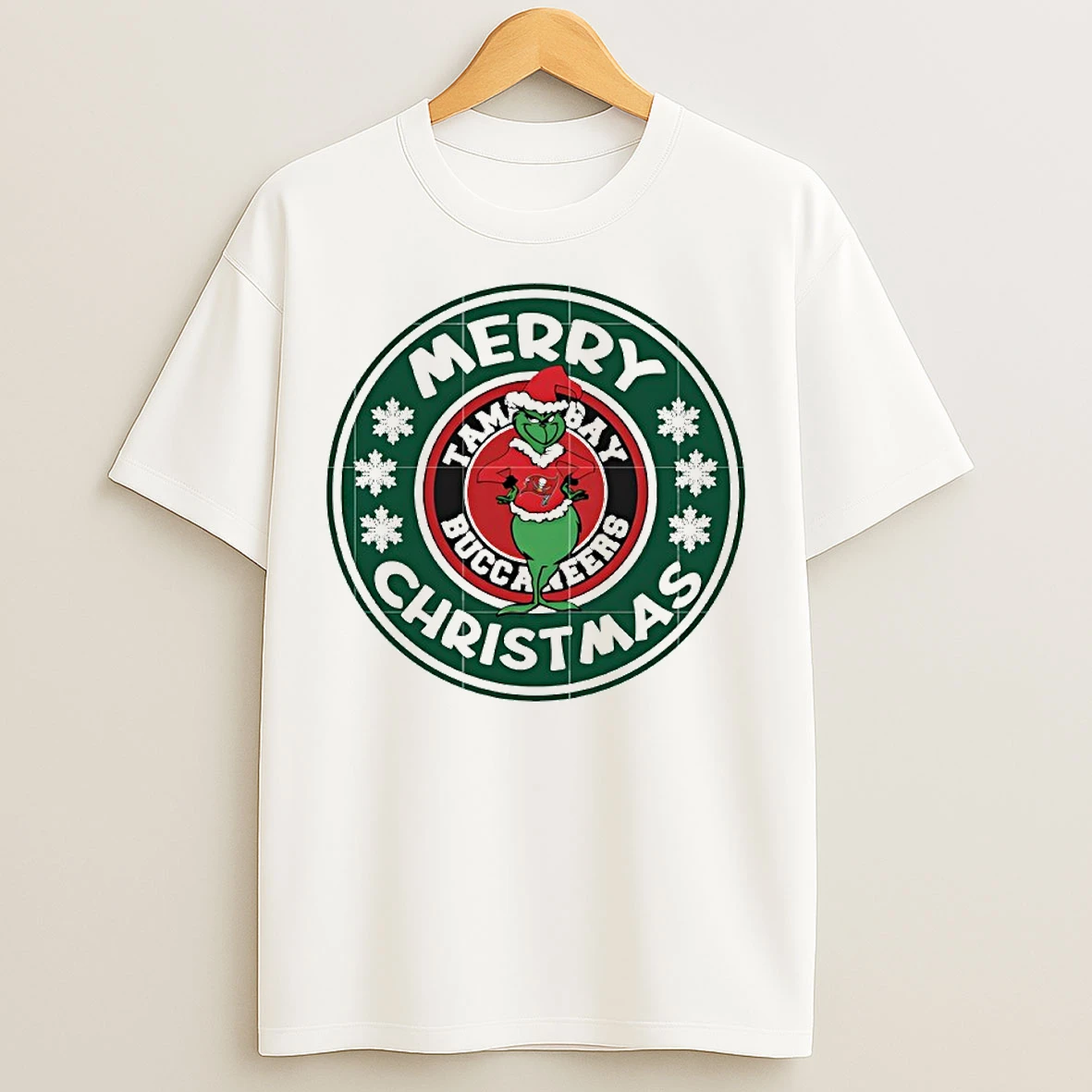 Classic Tampa Bay Buccaneers Grinch Merry Christmas T Shirts