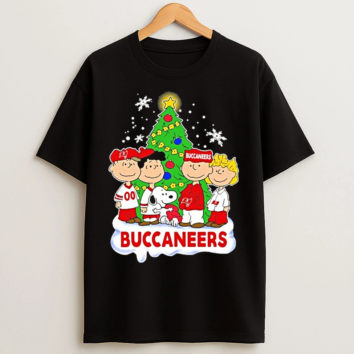 Classic Tampa Bay Buccaneers X The Peanuts Christmas 2025 T Shirts