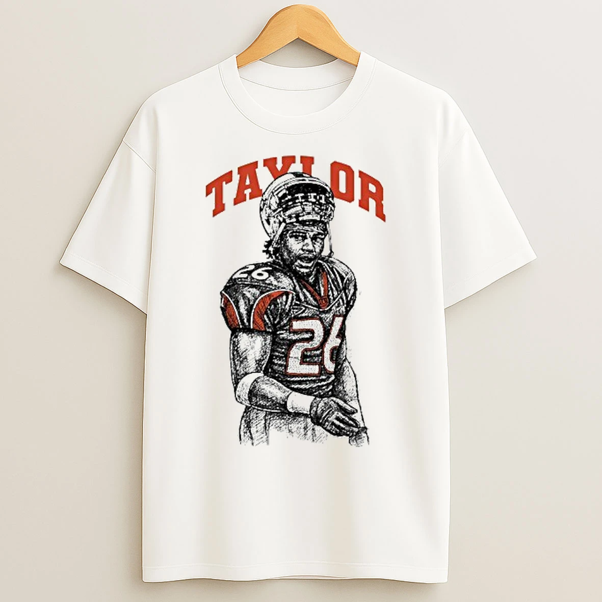 Classic Taylor Miami Hurricanes St26 Legend Sketch T Shirts