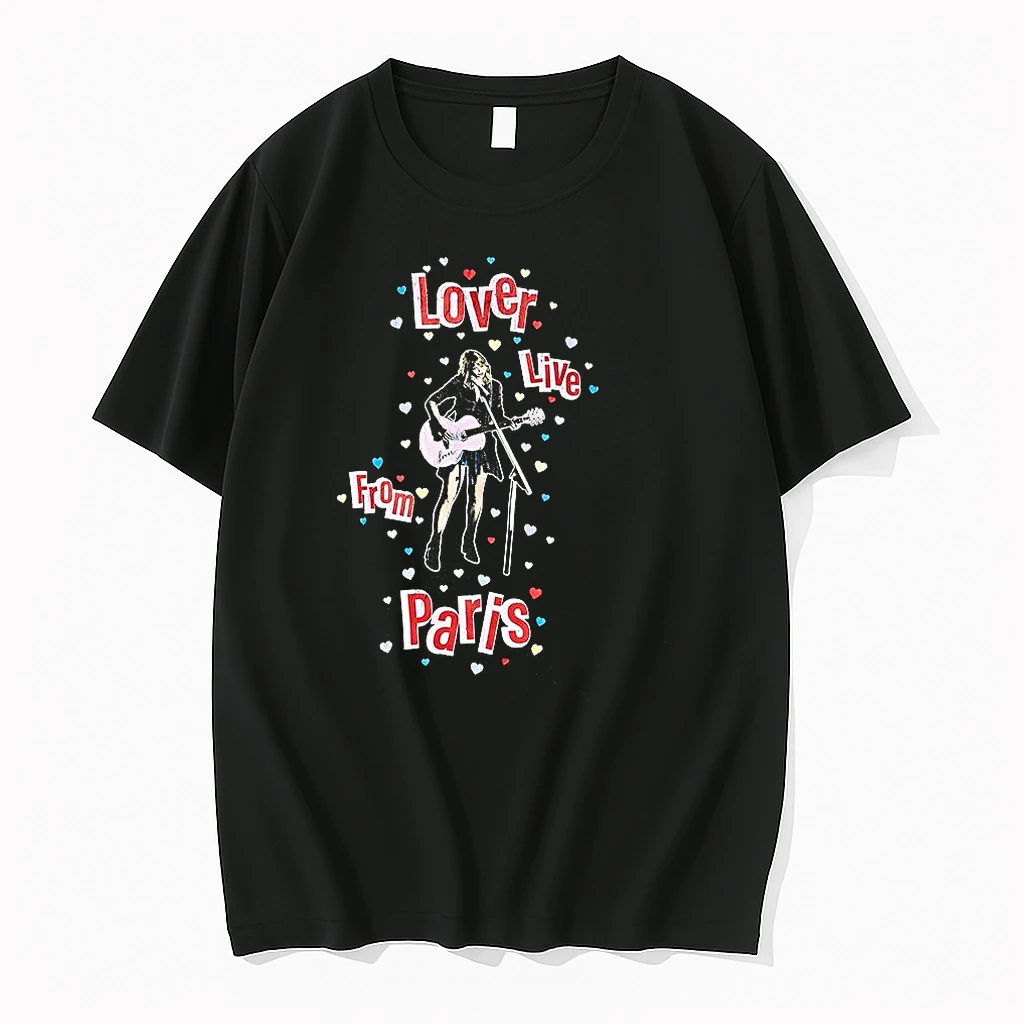 Classic Taylor Lover Live From Paris 2025 Heart T Shirts