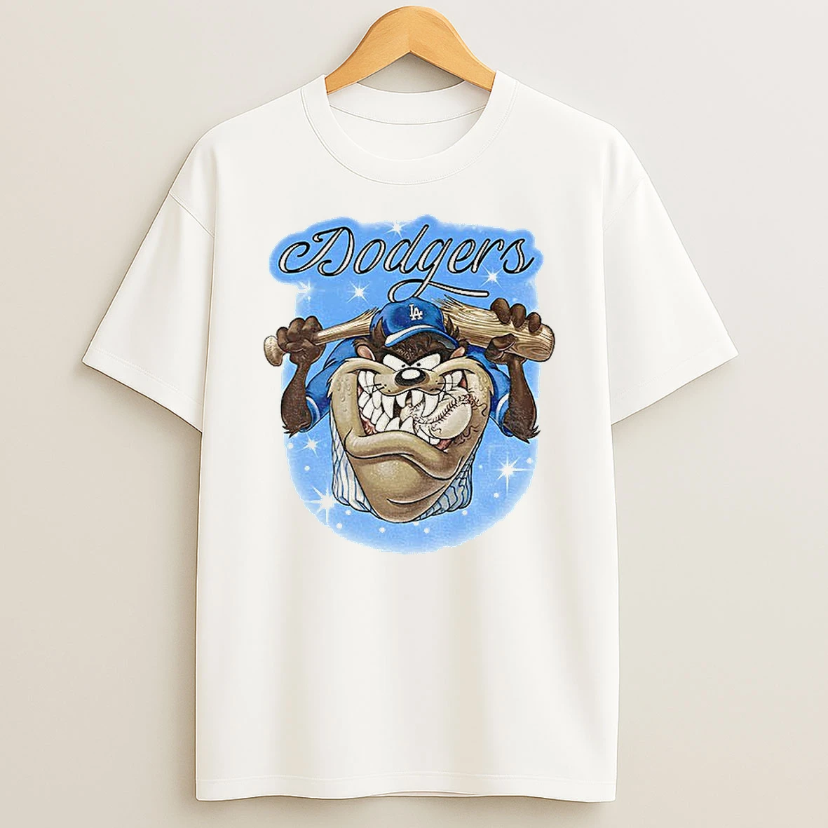 Classic Taz Los Angeles Dodgers Baseball Players World Series 2025 T Shirts