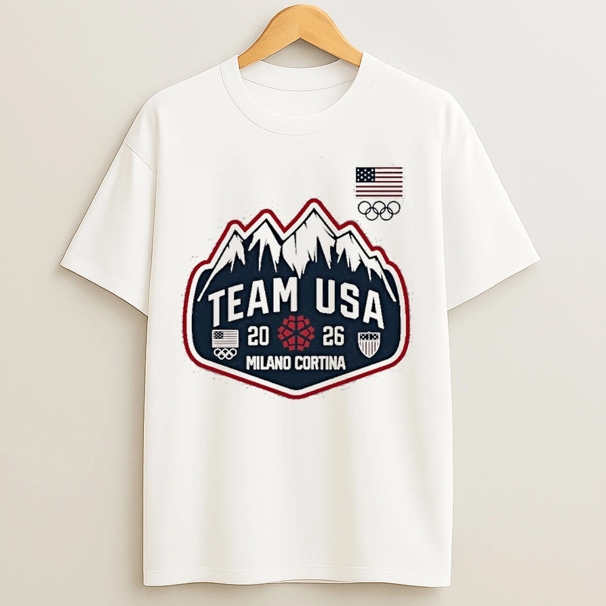 Classic Team Usa Outerstuff Mountain Patch T Shirts