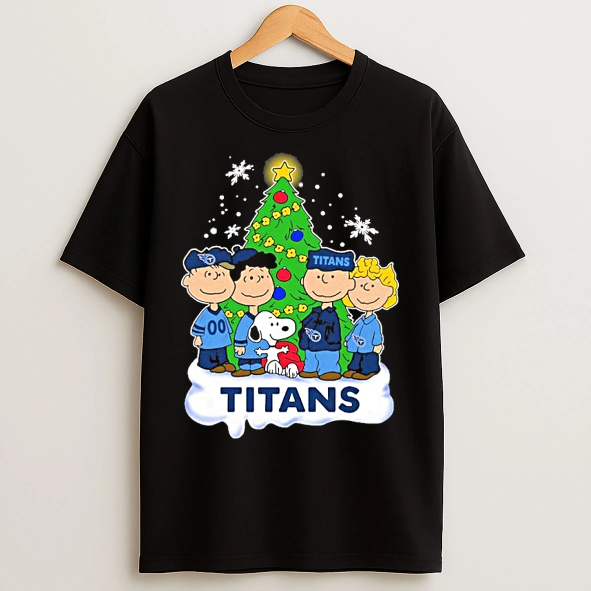 Classic Tennessee Titans X The Peanuts Christmas 2025 T Shirts