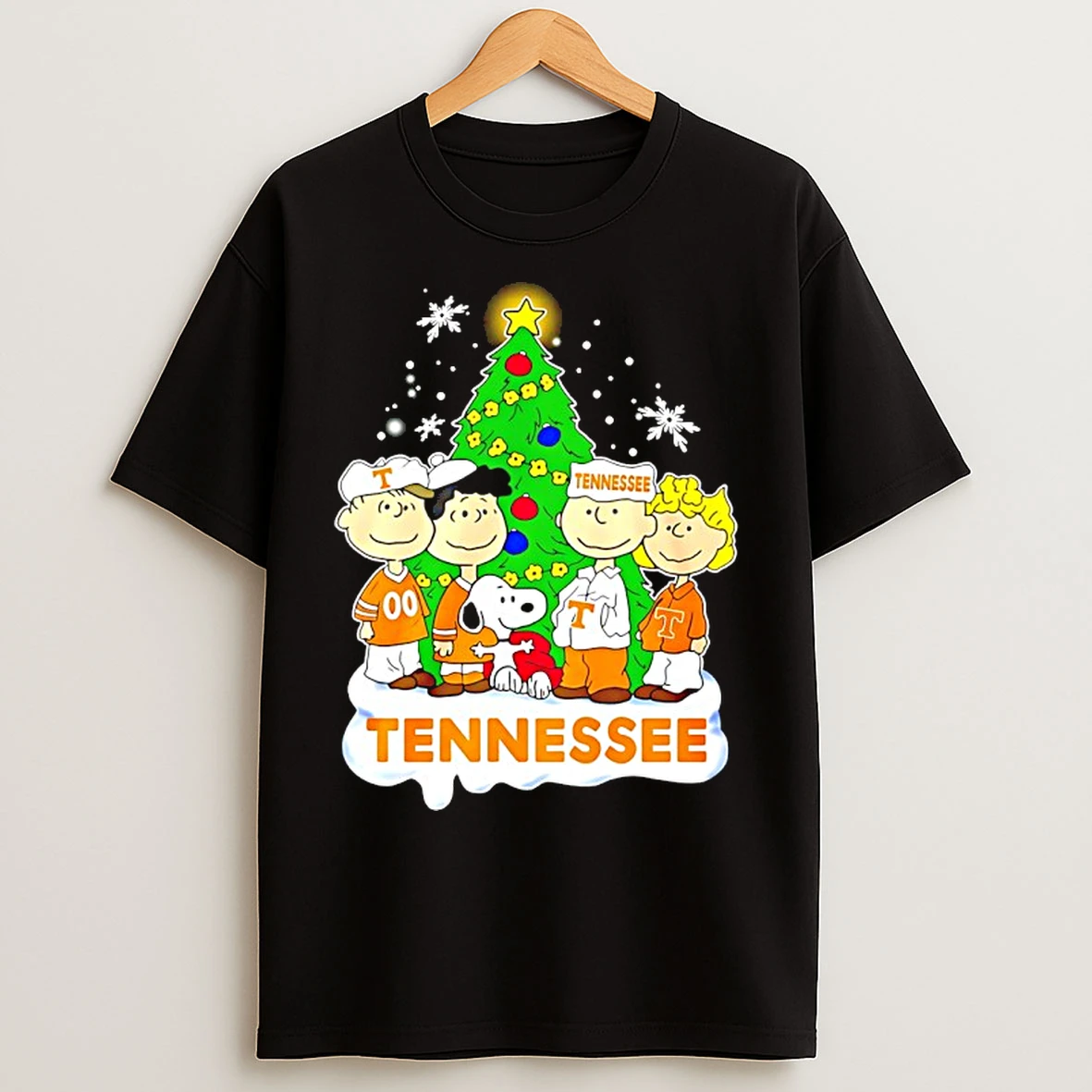 Classic Tennessee Volunteers Snoopy And The Peanuts Christmas 2025 T Shirts