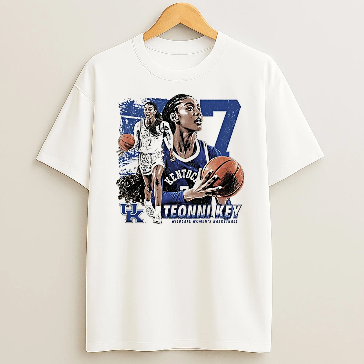 Classic Teonni Key 7 Kentucky Wildcats Volleyball Player Graphic T Shirts
