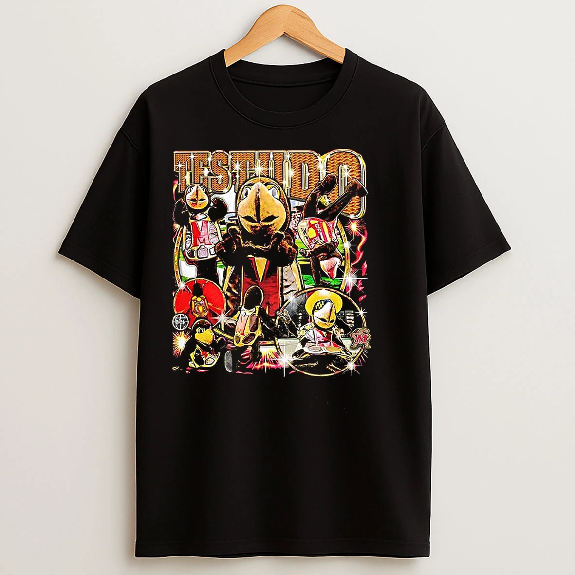 Classic Testudo Maryland Terrapins Mascot T Shirts
