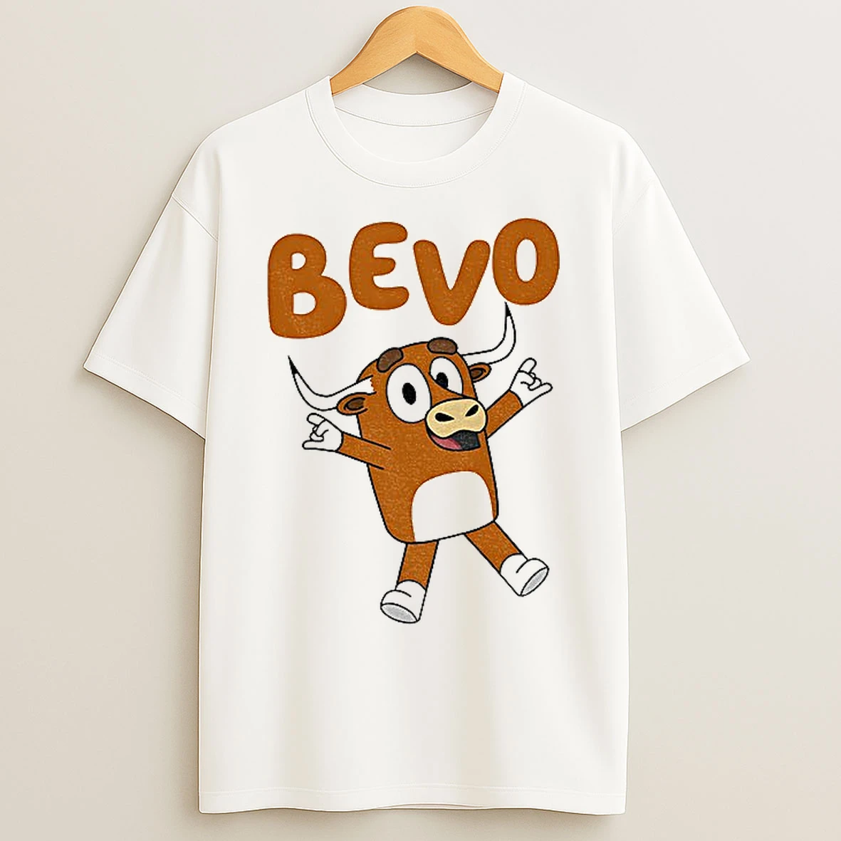 Classic Texas Bevo Mascot Longhorns Game Day T Shirts