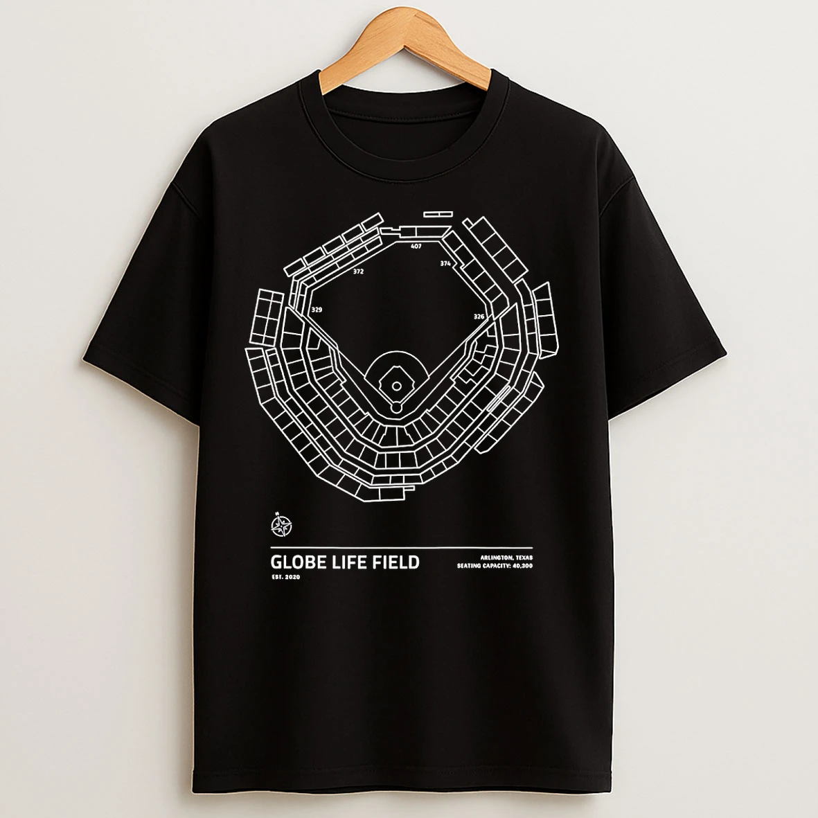 Classic Texas Rangers Globe Life Field T Shirts