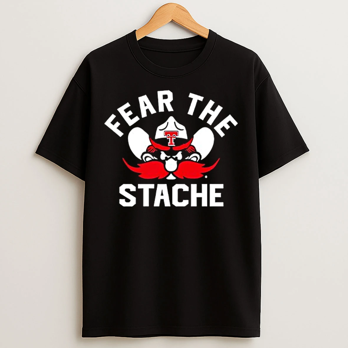 Classic Texas Tech Fear The Stache T Shirts
