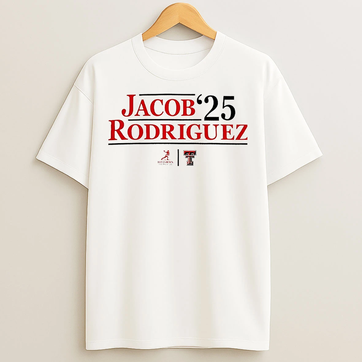 Classic Texas Tech Red Raiders Jacob Rodriguez 2025 Heisman T Shirts