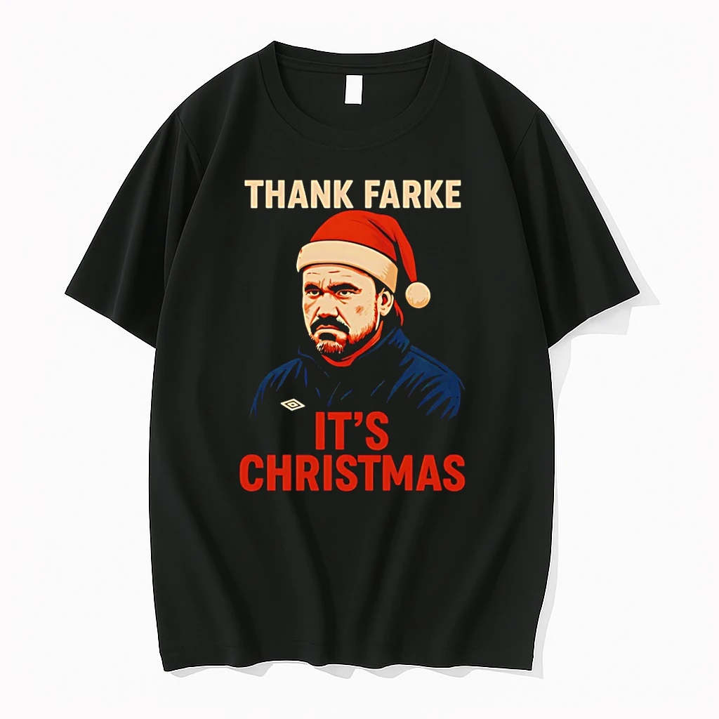 Classic Thank Farke Its Christmas Daniel Farke Christmas T Shirts