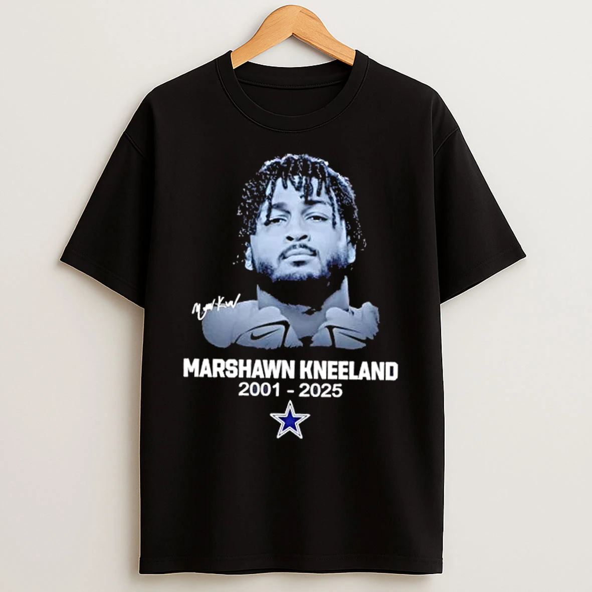 Classic Thank You Marshawn Kneeland Dallas Cowboys 2001 2025 Signature T Shirts