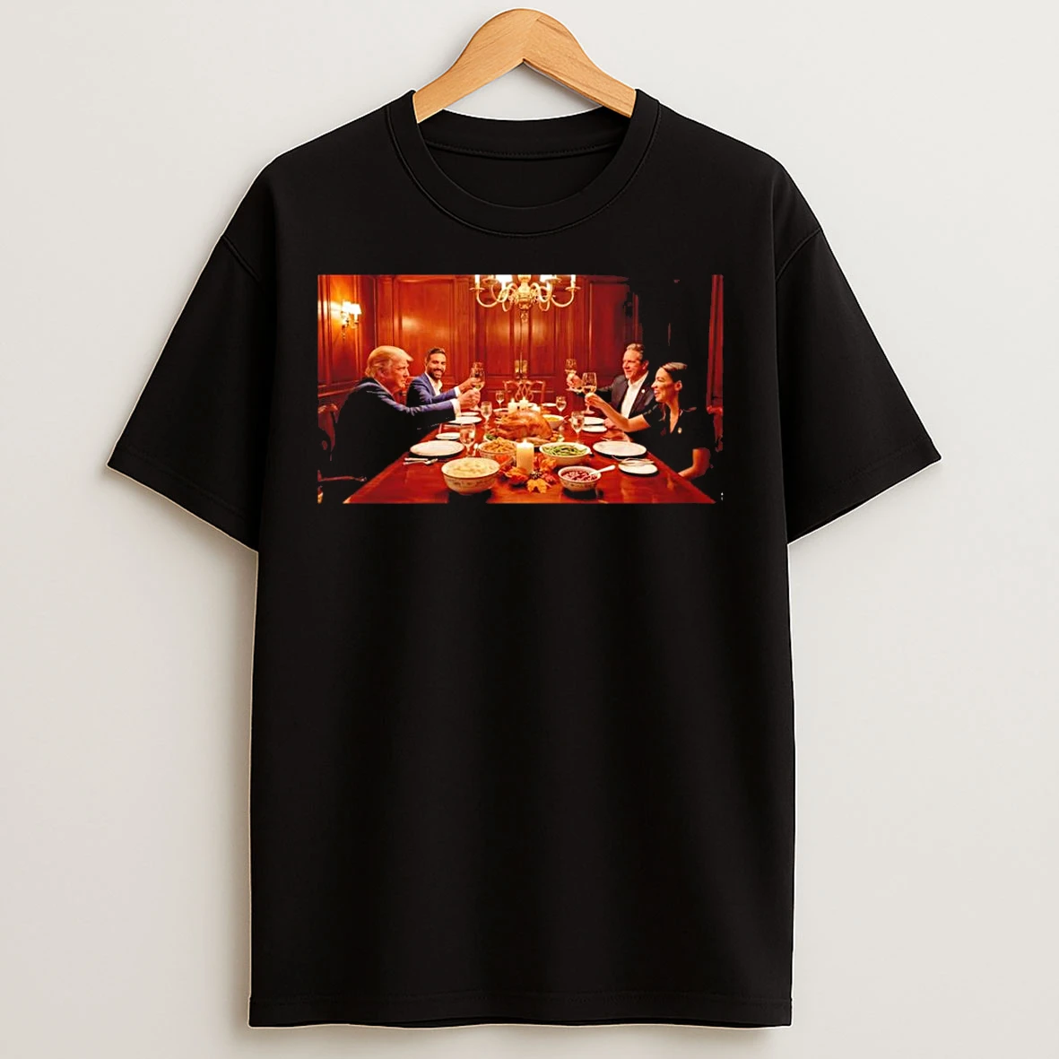 Classic Thanksgiving Party Trump Mayor Zohran 2025 Funny T Shirts