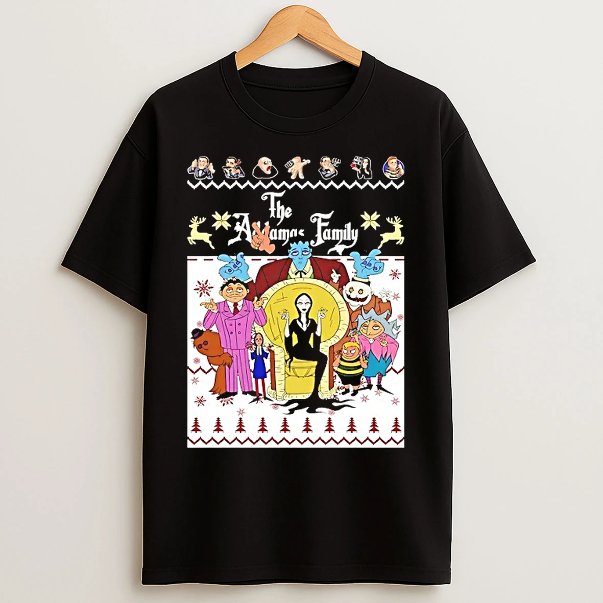 Classic The Addams Family Christmas T Shirts