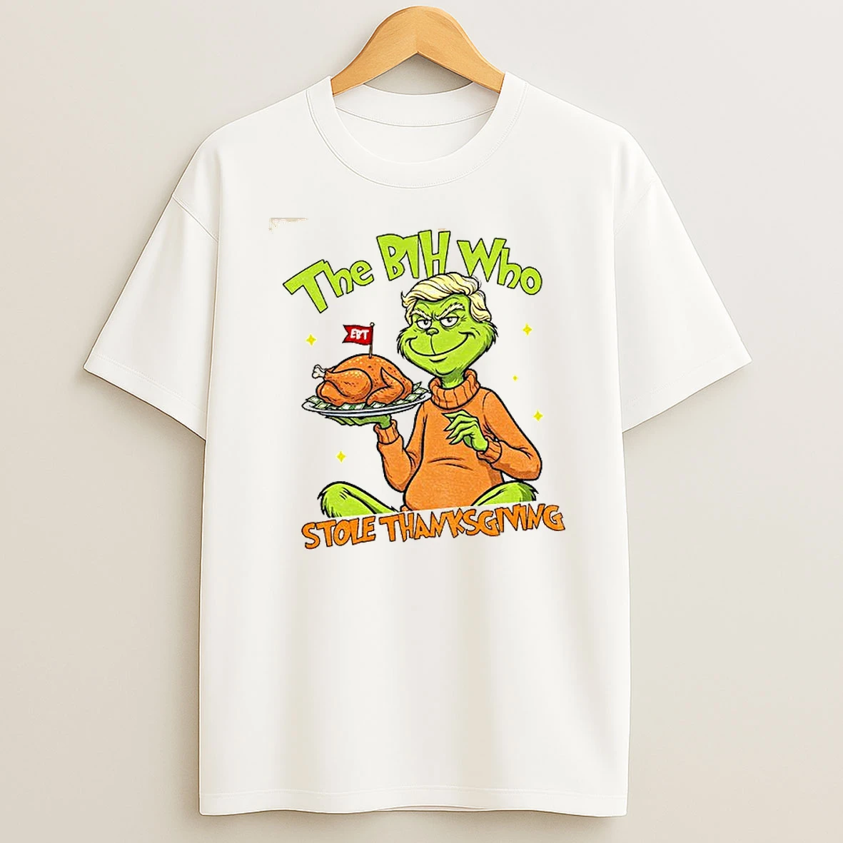 Classic The Bih Who Stole Thanksgiving Trump Grinch Meme T Shirts