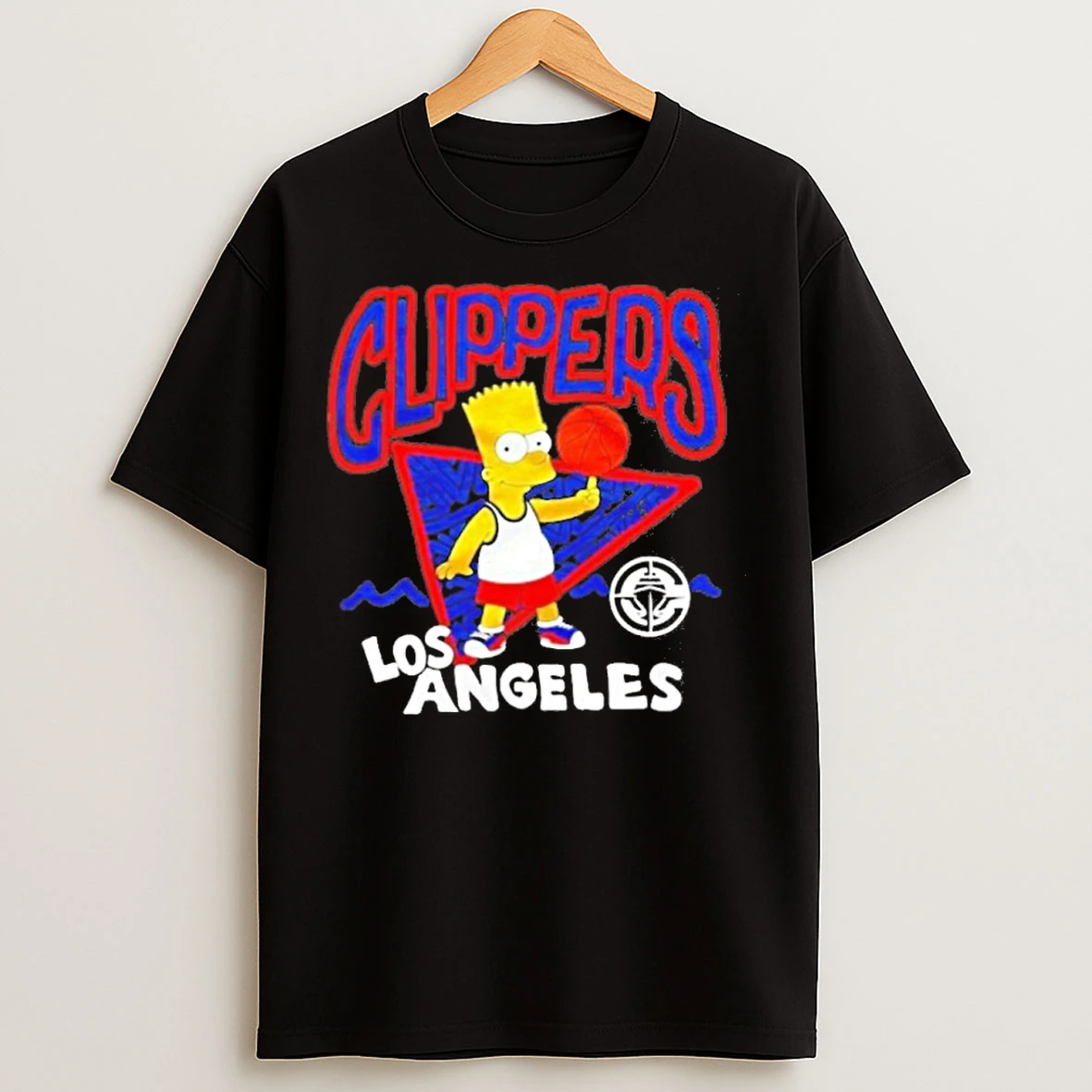 Classic The Bart Simpson X Los Angeles Clippers Nba Mashup Premium T Shirts