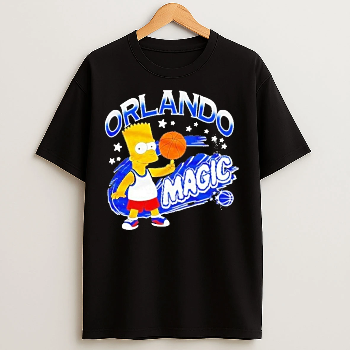 Classic The Bart Simpson X Orlando Magic Nba T Shirts