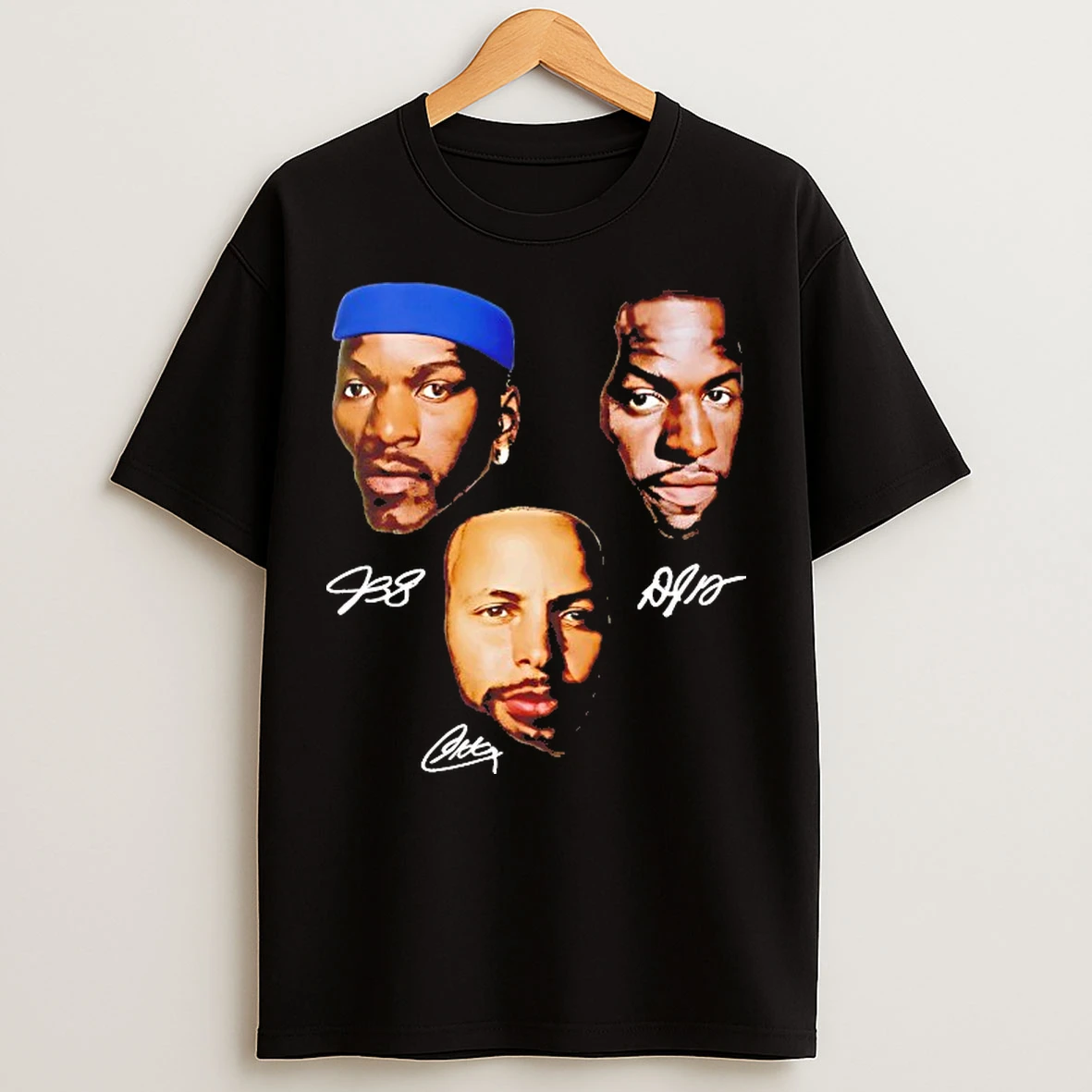 Classic The Big Three Jimmy Butler Draymond Green Steph Curry Signature T Shirts