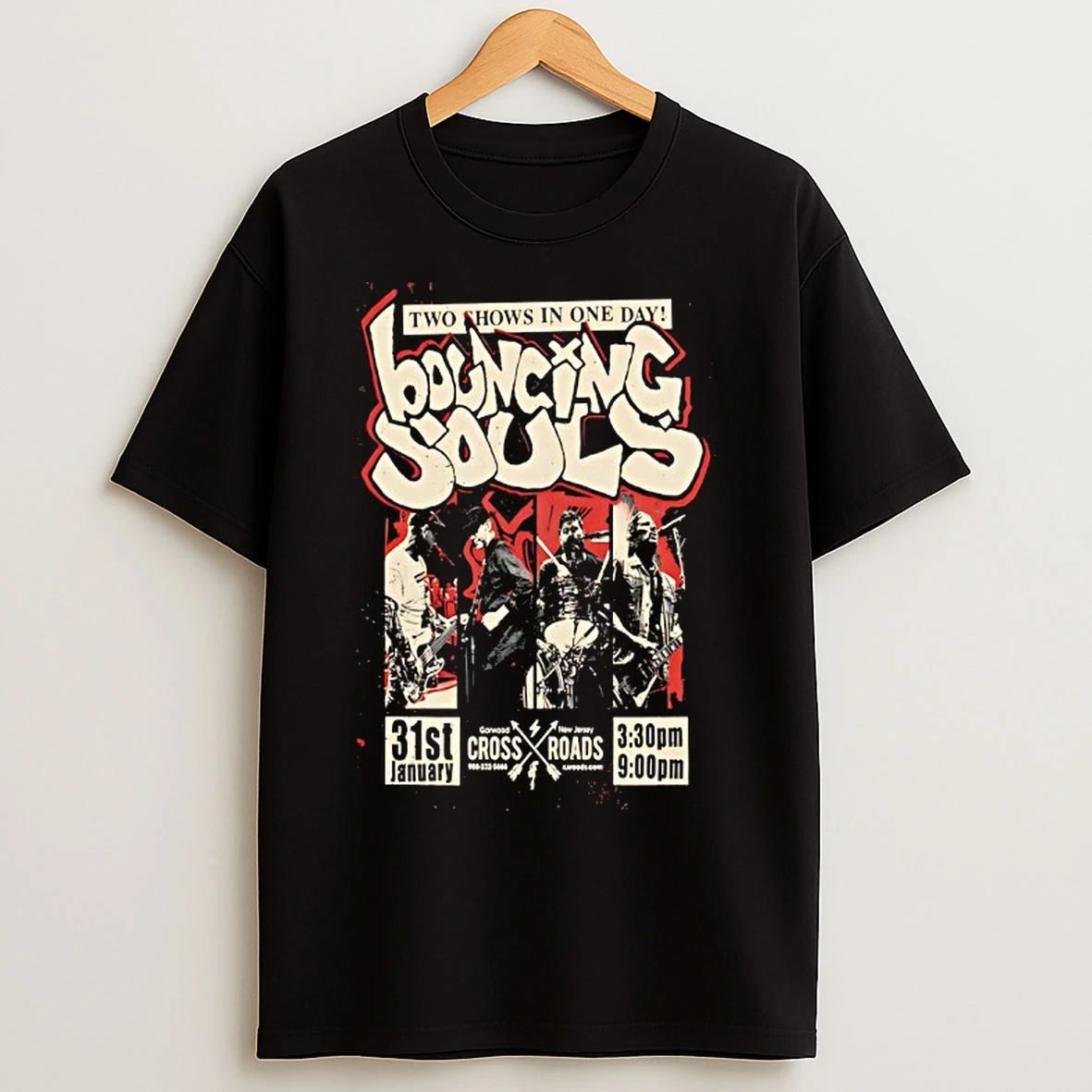 Classic The Bouncing Souls Jan 31 2026 Crossroads In Garwood Nj T Shirts