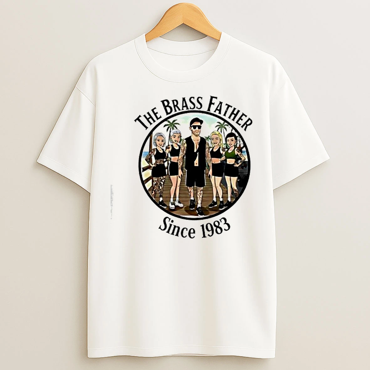 Classic The Brass Father Since 1983 Graphic T Shirts