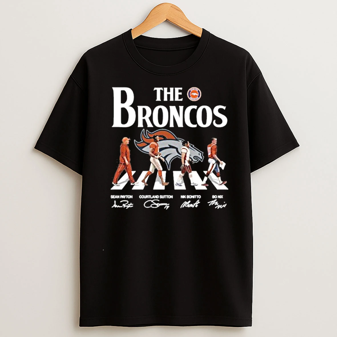 Classic The Denver Broncos Abbey Road 2025 T Shirts