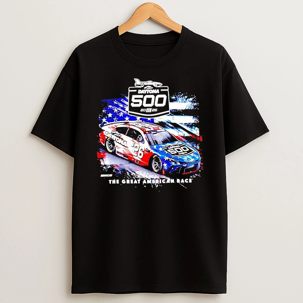 Classic The Great American Race 2026 Daytona 500 Patriotic T Shirts