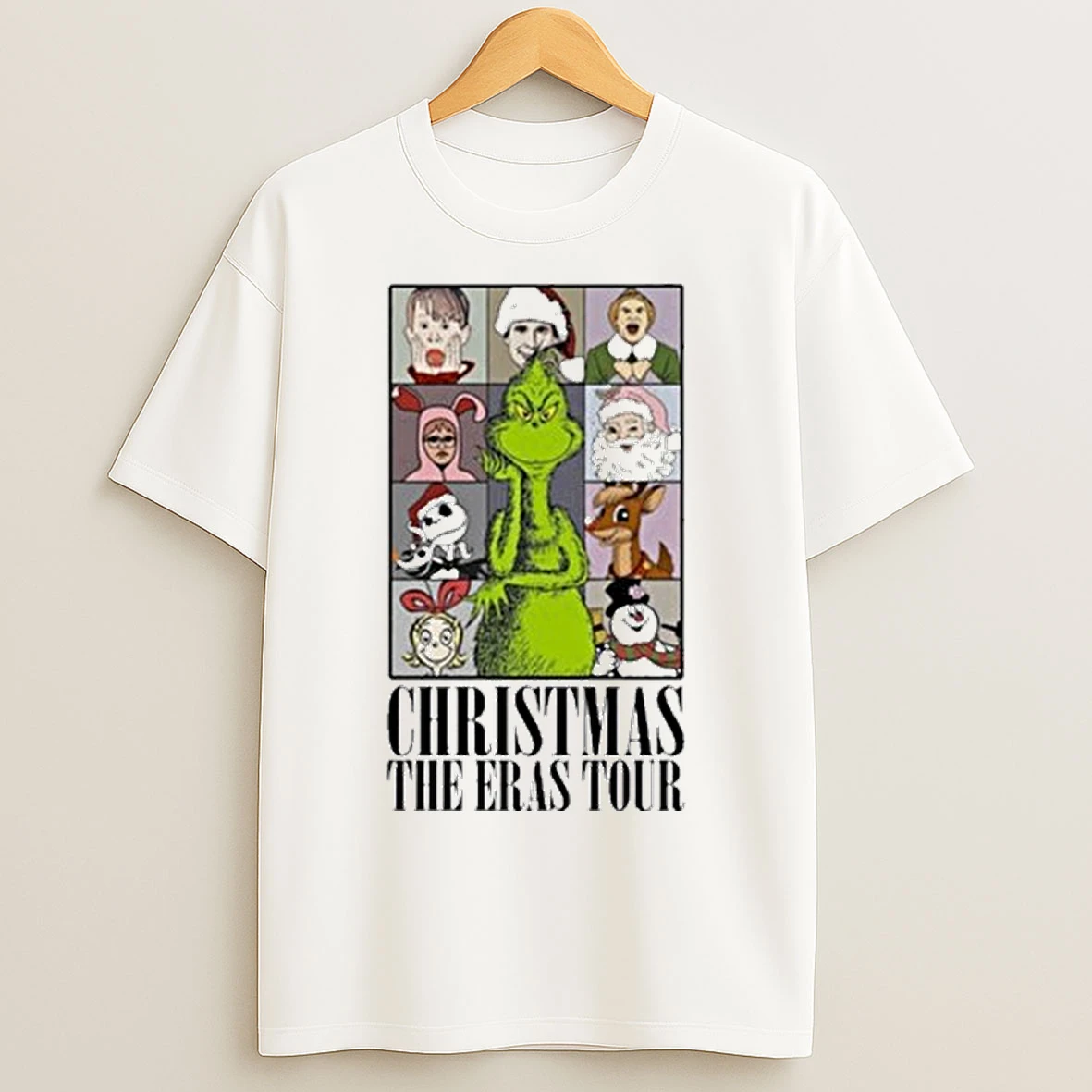 Classic The Grinch Christmas The Eras Tour T Shirts