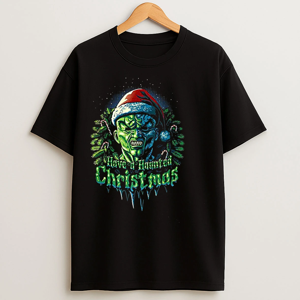 Classic The Haunted Mask Have A Haunted Christmas Horror T Shirts
