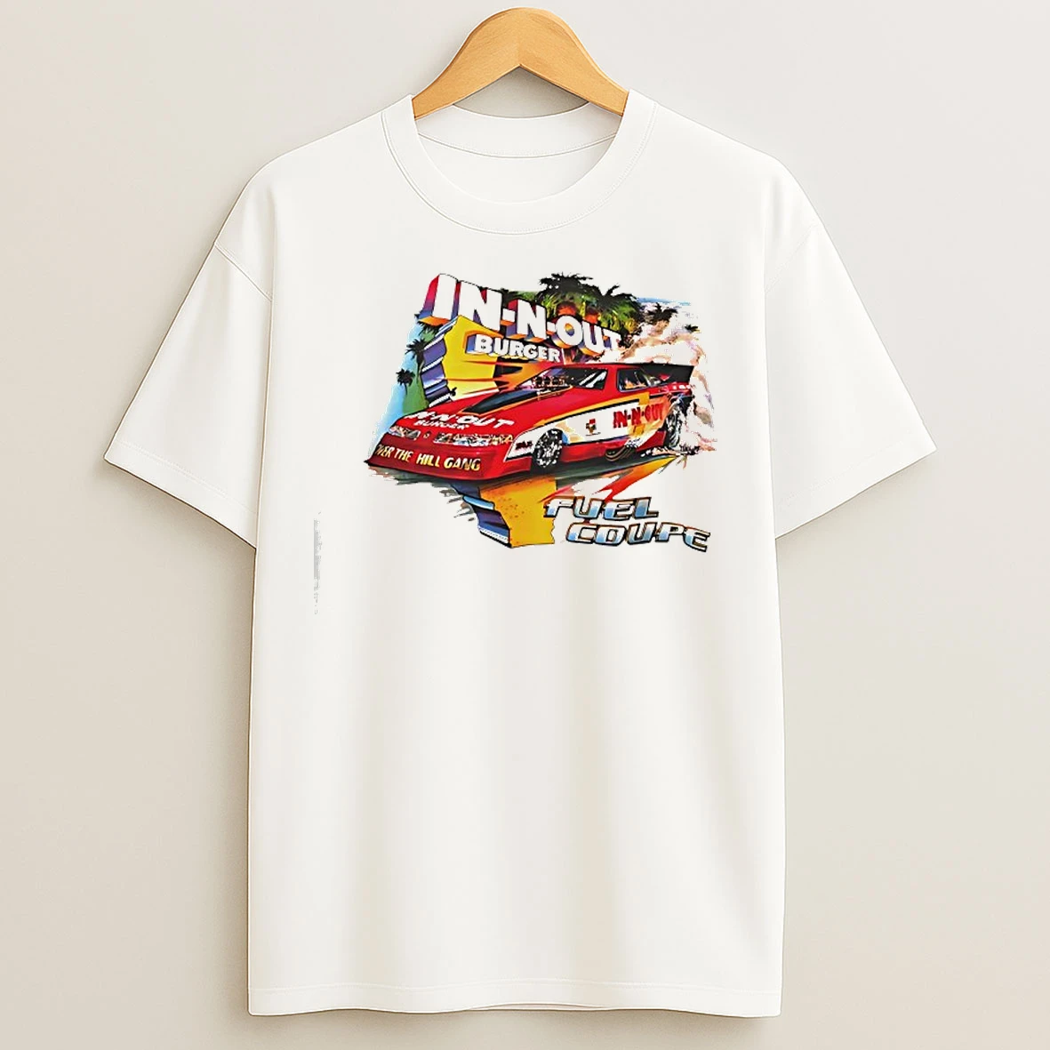 Classic The Hill Gang In N Out Burger Fuel Coupe Vintage T Shirts